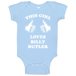 Billy Butler Kansas Sports This Girl Loves Baby One Piece Billy Butler Kansas Sports This Girl Loves Baby One Piece