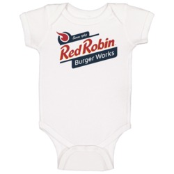 Red Robin Burger Works Restaurant Logo Baby One Piece Red Robin Burger Works Restaurant Logo Baby One Piece