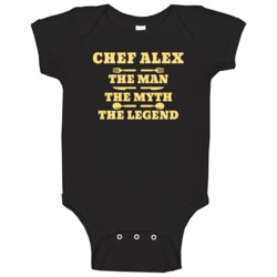 Chef Alex Man Myth Legend Dad Father's Day Cooking Kitchen Grill Gift Chef Alex Man Myth Legend Dad Father's Day Cooking Kitchen Grill Gift