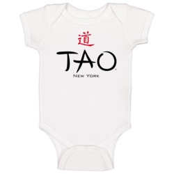 Tao New York Restaurant Group Logo Baby One Piece Tao New York Restaurant Group Logo Baby One Piece