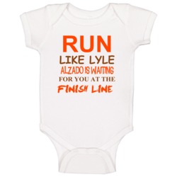 Lyle Alzado Sports Run Loves Baby One Piece Lyle Alzado Sports Run Loves Baby One Piece