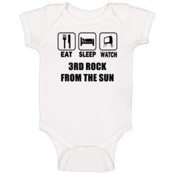 Eat Sleep Watch 3rd Rock From The Sun Trending Tv Show T Baby One Piec Eat Sleep Watch 3rd Rock From The Sun Trending Tv Show T Baby One Piec
