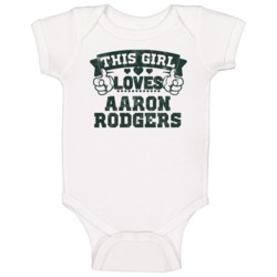 This Girl Loves Aaron Rodgers Green Bay Football Sports Athlete Baby O This Girl Loves Aaron Rodgers Green Bay Football Sports Athlete Baby O