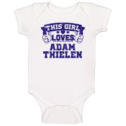This Girl Loves Adam Thielen Minnesota Football Sports Athlete Baby On This Girl Loves Adam Thielen Minnesota Football Sports Athlete Baby On