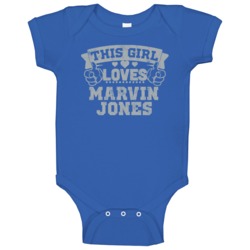 This Girl Loves Marvin Jones Detroit Football Sports Athlete Baby One This Girl Loves Marvin Jones Detroit Football Sports Athlete Baby One
