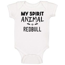 My Spirit Animal Is Redbull Funny Drinking Baby One Piece My Spirit Animal Is Redbull Funny Drinking Baby One Piece