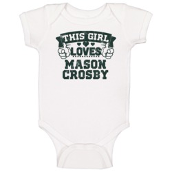 This Girl Loves Mason Crosby Green Bay Football Sports Athlete Baby On This Girl Loves Mason Crosby Green Bay Football Sports Athlete Baby On