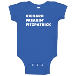 Richard Freakin' Fitzpatrick Call Me Fitz Tv Character Baby One Piece Richard Freakin' Fitzpatrick Call Me Fitz Tv Character Baby One Piece