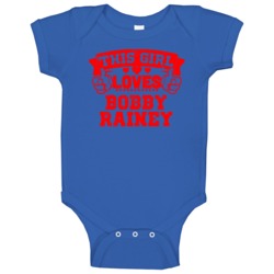 This Girl Loves Bobby Rainey New York Football Sports Athlete Baby One This Girl Loves Bobby Rainey New York Football Sports Athlete Baby One