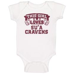 This Girl Loves Su'a Cravens Washington Football Sports Athlete Baby O This Girl Loves Su'a Cravens Washington Football Sports Athlete Baby O