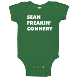Sean Freakin' Connery Celebrity Jeopardy Tv Character Baby One Piece Sean Freakin' Connery Celebrity Jeopardy Tv Character Baby One Piece