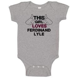 This Girl Ferdinand Lyle Penny Dreadful Baby One Piece This Girl Ferdinand Lyle Penny Dreadful Baby One Piece