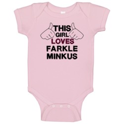 This Girl Farkle Minkus Girl Meets World Baby One Piece This Girl Farkle Minkus Girl Meets World Baby One Piece