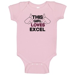 This Girl Excel Excel Saga Baby One Piece This Girl Excel Excel Saga Baby One Piece
