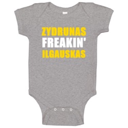 Zydrunas Ilgauskas Freakin Cleveland Sports Basketball Baby One Piece Zydrunas Ilgauskas Freakin Cleveland Sports Basketball Baby One Piece