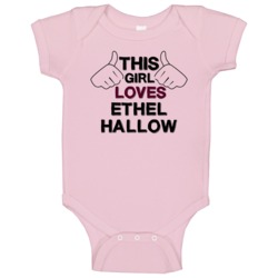 This Girl Ethel Hallow The Worst Witch Baby One Piece This Girl Ethel Hallow The Worst Witch Baby One Piece