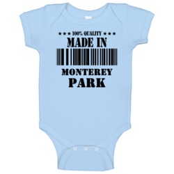 Monterey Park Los Angeles California Made In Born Baby One Piece Monterey Park Los Angeles California Made In Born Baby One Piece