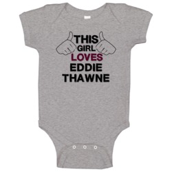 This Girl Eddie Thawne The Flash Baby One Piece This Girl Eddie Thawne The Flash Baby One Piece