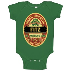 Fitz Original Irish Stout Beer Label St Patricks Day Last Name Baby On Fitz Original Irish Stout Beer Label St Patricks Day Last Name Baby On