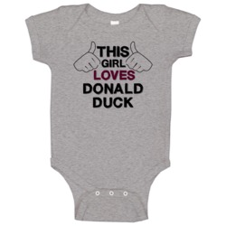 This Girl Donald Duck Quack Pack Baby One Piece This Girl Donald Duck Quack Pack Baby One Piece