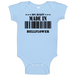 Bellflower Los Angeles California Made In Born Baby One Piece Bellflower Los Angeles California Made In Born Baby One Piece