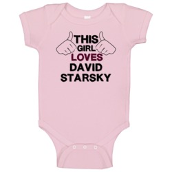This Girl David Starsky Starsky And Hutch Baby One Piece This Girl David Starsky Starsky And Hutch Baby One Piece