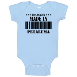 Petaluma Sonoma California Made In Born Baby One Piece Petaluma Sonoma California Made In Born Baby One Piece