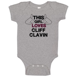 This Girl Cliff Clavin Cheers Baby One Piece This Girl Cliff Clavin Cheers Baby One Piece