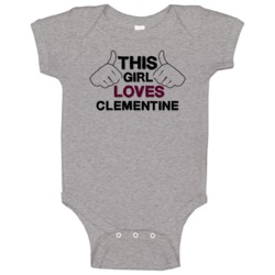 This Girl Clementine Sesame Street Baby One Piece This Girl Clementine Sesame Street Baby One Piece