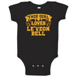 This Girl Loves Le'veon Bell Pittsburgh Football Sports Athlete Baby O This Girl Loves Le'veon Bell Pittsburgh Football Sports Athlete Baby O