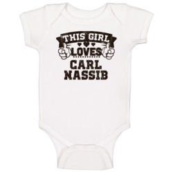 This Girl Loves Carl Nassib Cleveland Football Sports Athlete Baby One This Girl Loves Carl Nassib Cleveland Football Sports Athlete Baby One