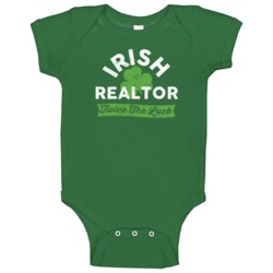Realtor Irish Custom Job Lucky Clover St Patricks Day Party Baby One P Realtor Irish Custom Job Lucky Clover St Patricks Day Party Baby One P