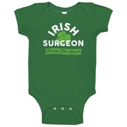 Surgeon Irish Custom Job Lucky Clover St Patricks Day Party Baby One P Surgeon Irish Custom Job Lucky Clover St Patricks Day Party Baby One P