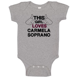 This Girl Carmela Soprano The Sopranos Baby One Piece This Girl Carmela Soprano The Sopranos Baby One Piece