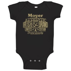 Moyer Authentic Irish Brand Custom Name Logo St Patricks Day Party Bab Moyer Authentic Irish Brand Custom Name Logo St Patricks Day Party Bab