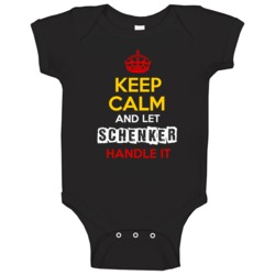 Keep Calm And Let Schenker Handle It German Name Germany Baby One Piec Keep Calm And Let Schenker Handle It German Name Germany Baby One Piec