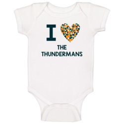 I Love The Thundermans Favorite Tv Show Baby One Piece I Love The Thundermans Favorite Tv Show Baby One Piece