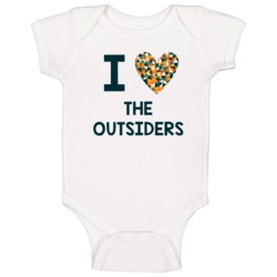 I Love The Outsiders Favorite Tv Show Baby One Piece I Love The Outsiders Favorite Tv Show Baby One Piece