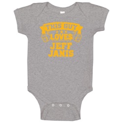 This Guy Loves Jeff Janis Green Bay Football Sports Athlete Baby One P This Guy Loves Jeff Janis Green Bay Football Sports Athlete Baby One P