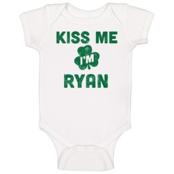 Kiss Me I'm Ryan Funny St Patricks Day Irish Beer Drinking Baby One Pi Kiss Me I'm Ryan Funny St Patricks Day Irish Beer Drinking Baby One Pi