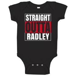 Straight Outta Radley England City Grunge Parody Baby One Piece Straight Outta Radley England City Grunge Parody Baby One Piece