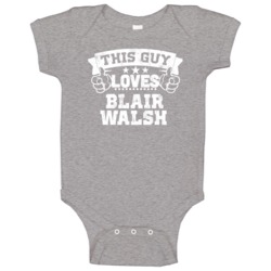 This Guy Loves Blair Walsh Minnesota Football Sports Athlete Baby One This Guy Loves Blair Walsh Minnesota Football Sports Athlete Baby One