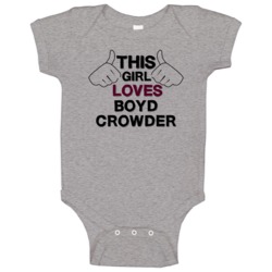 This Girl Boyd Crowder Justified Baby One Piece This Girl Boyd Crowder Justified Baby One Piece