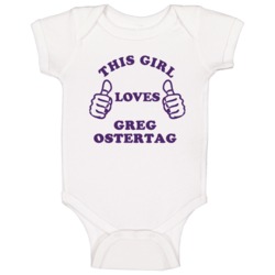 Greg Ostertag This Girl Loves Basketball Hockey Baseball Football Baby Greg Ostertag This Girl Loves Basketball Hockey Baseball Football Baby