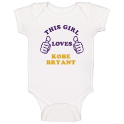 Kobe Bryant This Girl Loves Basketball Hockey Baseball Football Baby O Kobe Bryant This Girl Loves Basketball Hockey Baseball Football Baby O