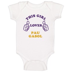Pau Gasol This Girl Loves Basketball Hockey Baseball Football Baby One Pau Gasol This Girl Loves Basketball Hockey Baseball Football Baby One