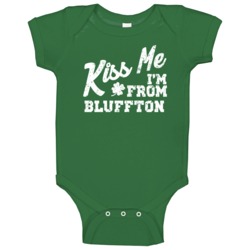 Bluffton South Carolina Kiss Me I'm From City Irish St Patricks Day Pu Bluffton South Carolina Kiss Me I'm From City Irish St Patricks Day Pu
