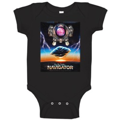 Flight Of The Navigator Classic 80s Sci Fi Movie Poster Baby One Piece Flight Of The Navigator Classic 80s Sci Fi Movie Poster Baby One Piece