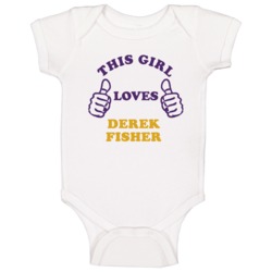 Derek Fisher This Girl Loves Basketball Hockey Baseball Football Baby Derek Fisher This Girl Loves Basketball Hockey Baseball Football Baby