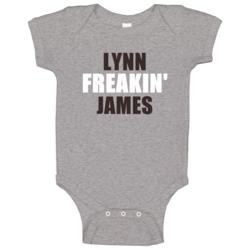 Lynn James Freakin Sports Football Cleveland Baby One Piece Lynn James Freakin Sports Football Cleveland Baby One Piece